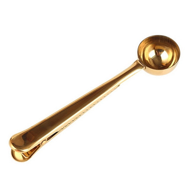 Stainless Steel Coffee Measuring Cup with Clip